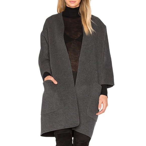 $895 VINCE CARDIGAN WOOL CASHMERE BLEND COAT SIZE M MEDIUM